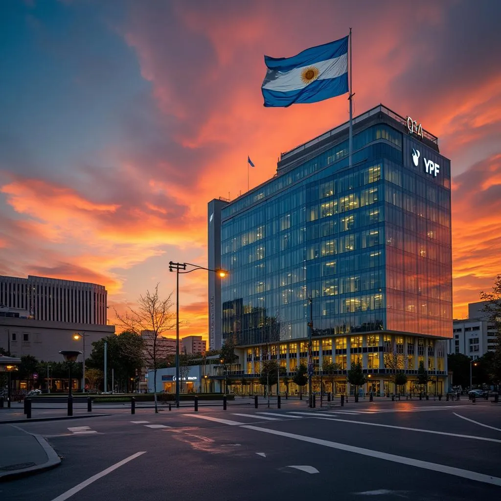 Sede central de YPF en Buenos Aires