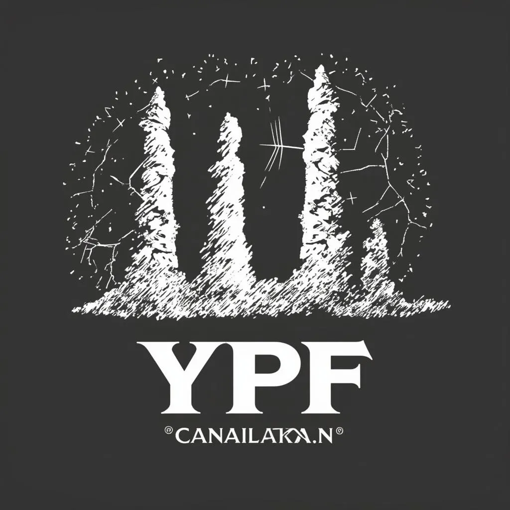 Logo YPF blanco